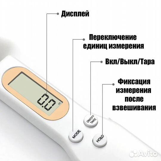 Весы ложка кухонные