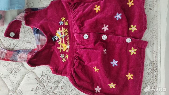 Одежда пакетом для девочки 74-80