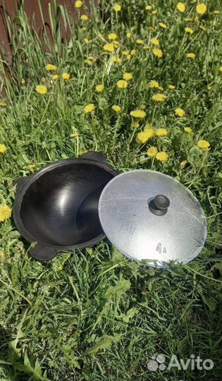 Казан чyгунный 4л+спeции