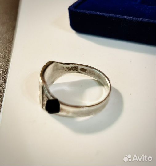 Немецкое серебряное кольцо 900 пробы