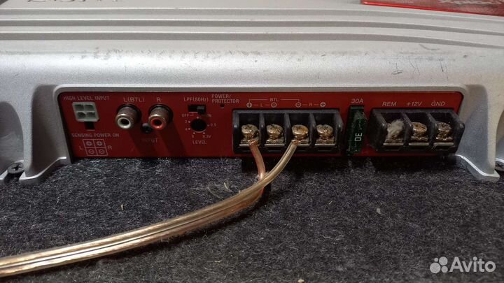 Сабвуфер kenwood,усилитель sony 350W