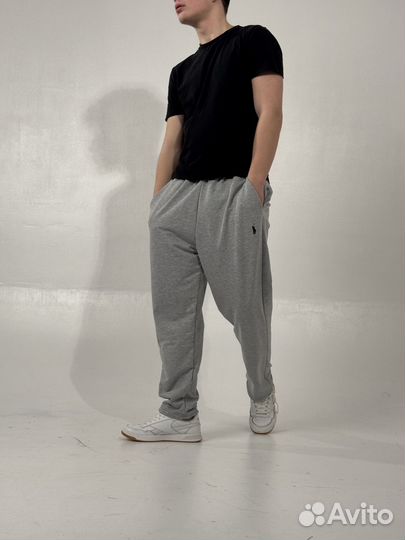 Штаны polo ralph lauren серые