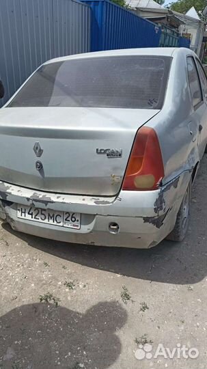Renault logan 2008 г крышка багажника