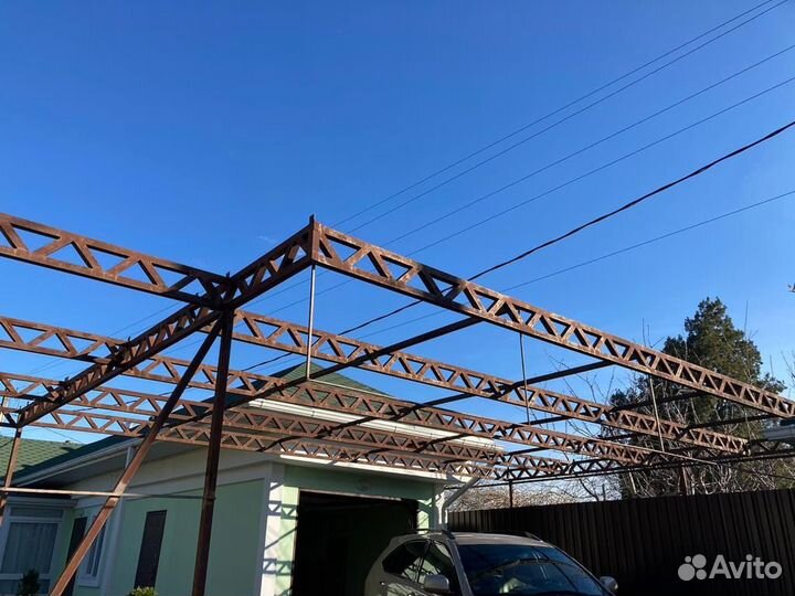 Металлоконструкции для навеса