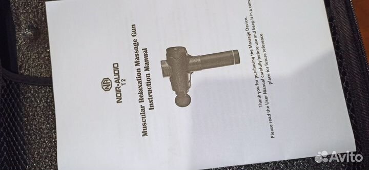 Массажный пистолет Noir T2 audio