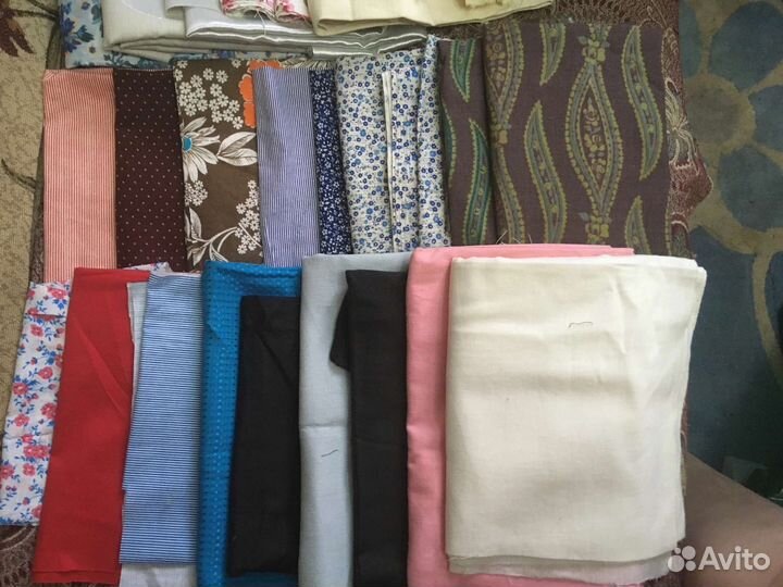 Ткани пакетом, фурнитура для шитья