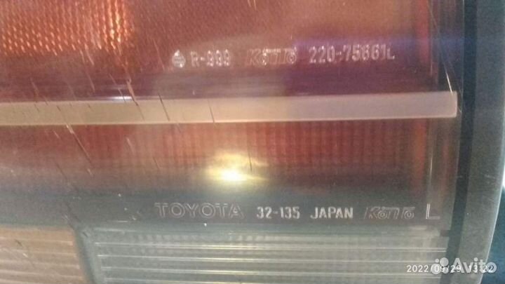 Фонарь задний левый Toyota Camry SV30 1990-1992