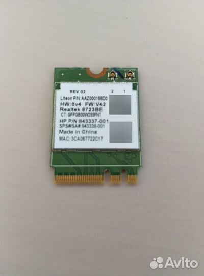 Wifi модуль адаптер для ноутбука HP