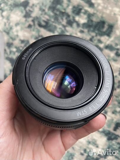 Объектив Canon EF 50mm 1 8 stm