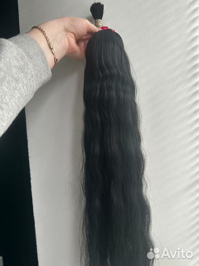 Волосы 70 см натуральные для наращивания Славянка