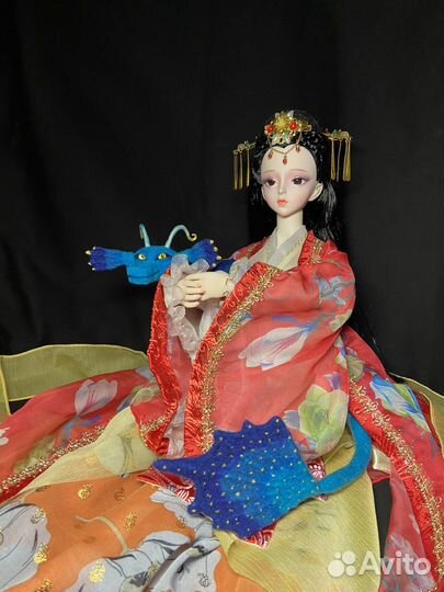 Морской китайский дракон подарок ручная работа