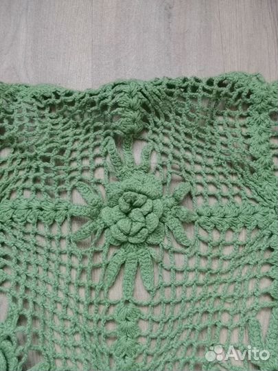 Большой вязаный платок новый