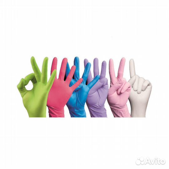 Перчатки медицинские нитриловые