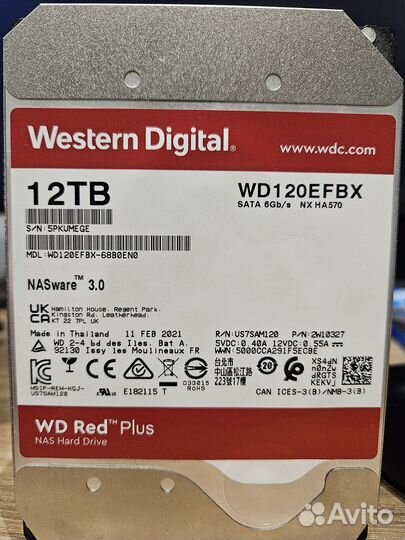 HDD NAS Western Digital 12Tb №1