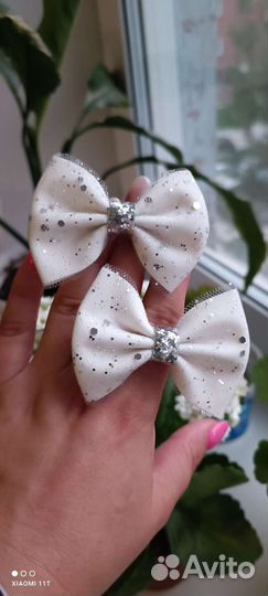 Бантики белые