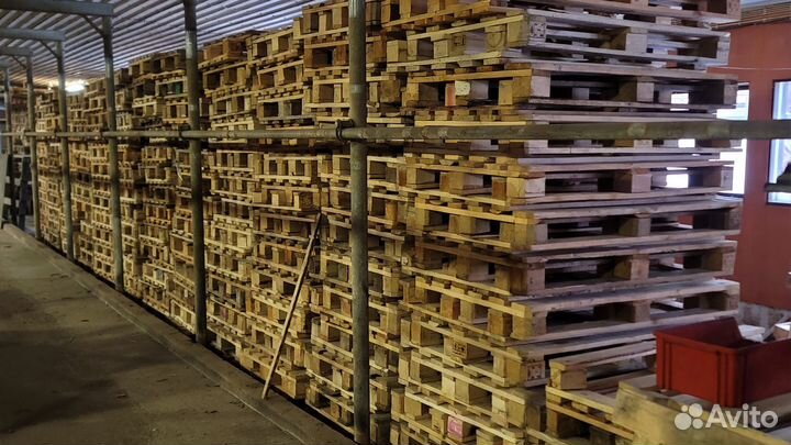 Поддоны паллеты деревянные бу 1200х800