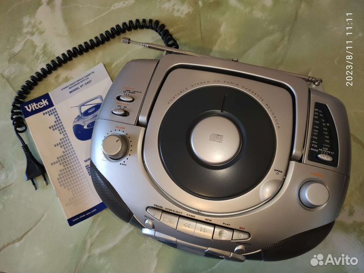 Магнитола/магнитофон/радиоприемник Vitek