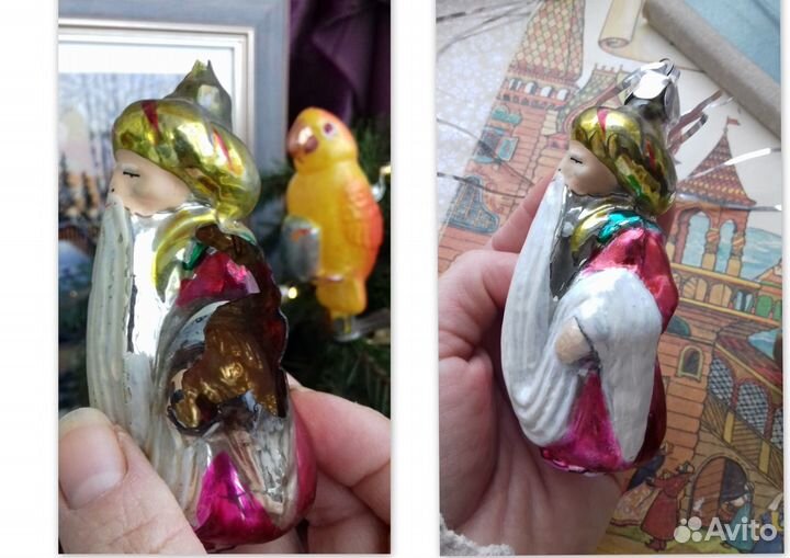 Реставрация елочных игрушек СССР