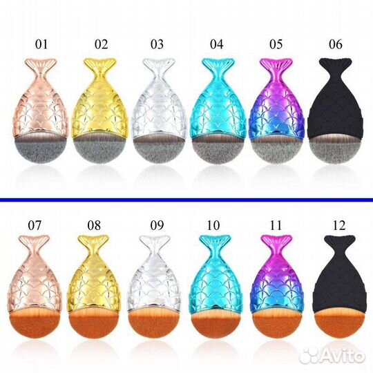 Щеточка/ Кисть рыбка для мастеров