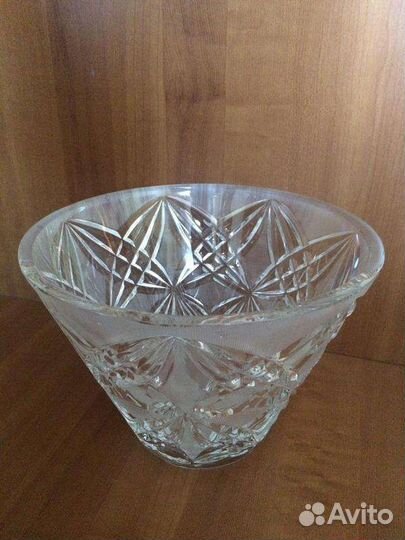 Ваза для фруктов. СССР. Хрусталь