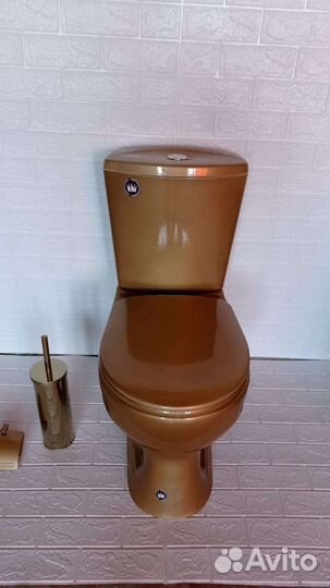 Унитаз царский трон / золотой унитаз