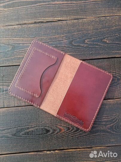Обложка на паспорт натуральная кожа