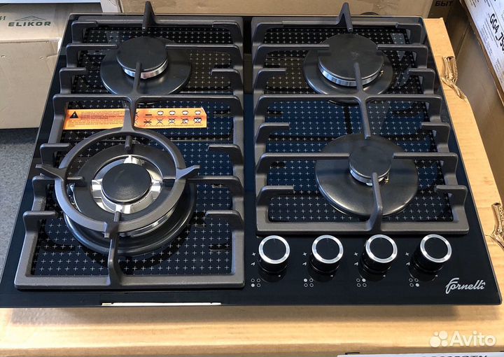 Газовая поверхность Fornelli на стекле новые