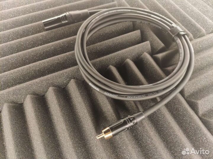 Xlr штекер на Rca yongsheng, cordial cik122