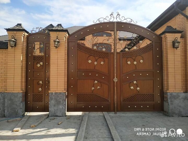 Кованые ворота