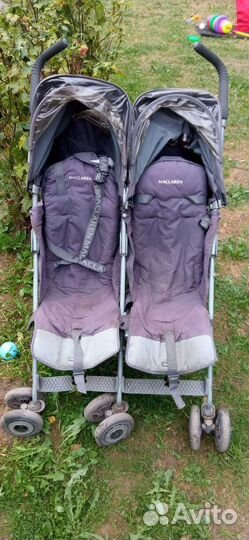 Прогулочная коляска для двойни Макларен