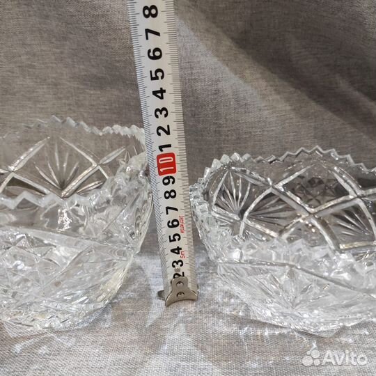 Салатник хрустальный СССР