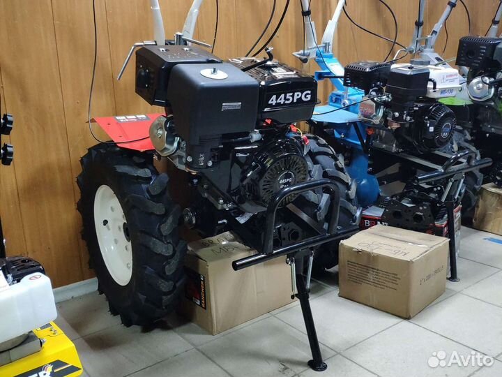 Мотоблок Брайт 17 лошадей с пониженной передачей