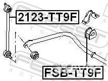 2123-TT9F Тяга стабилизатора ford transit 06- п