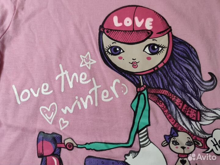 Лонгслив для девочки, 134