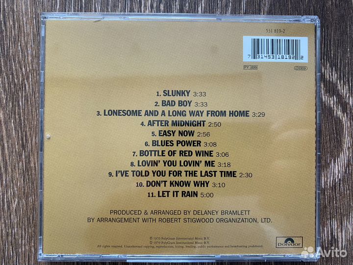 Eric clapton -eric clapton- 1970 remastered GER