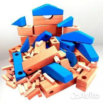 Развивающие игрушки деревянный конструктор