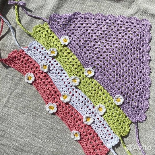 Вязаная косынка 