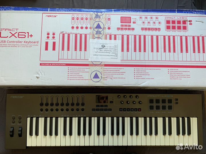 Midi-клавиатура Nektar Impact LX61+