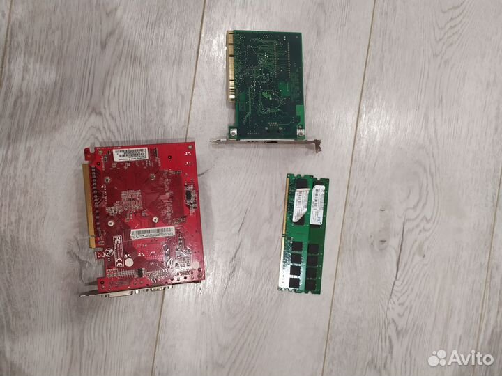 GT240 1gb/ddr2 2gb/сетевая карта