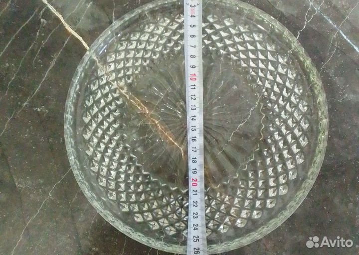 Хрустальный поднос