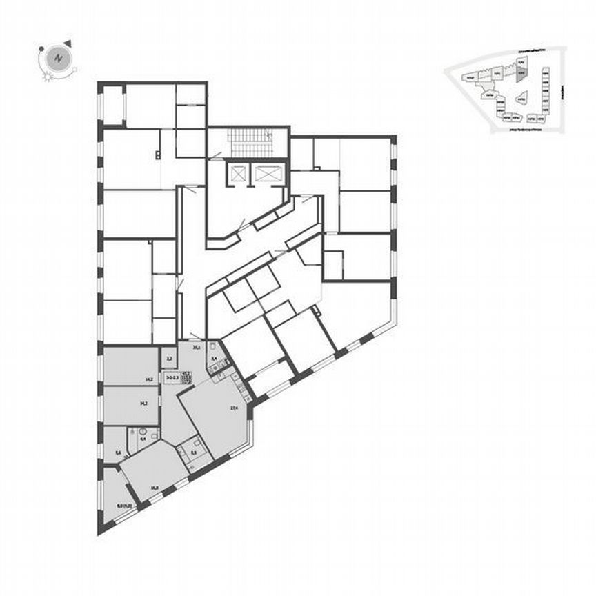 3-к. квартира, 117,8 м², 3/9 эт.