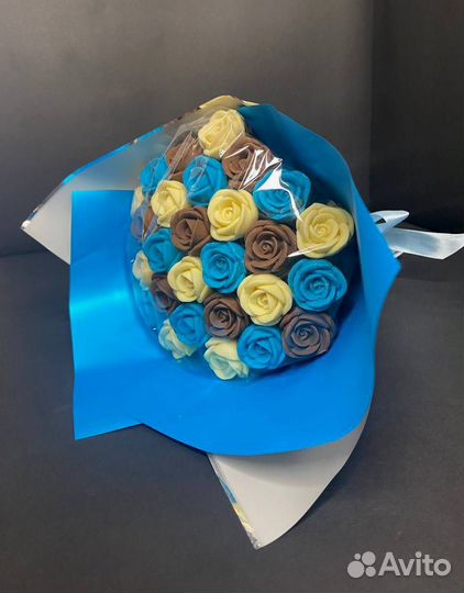 Букет - 29 Роз из Бельгийского Шоколада