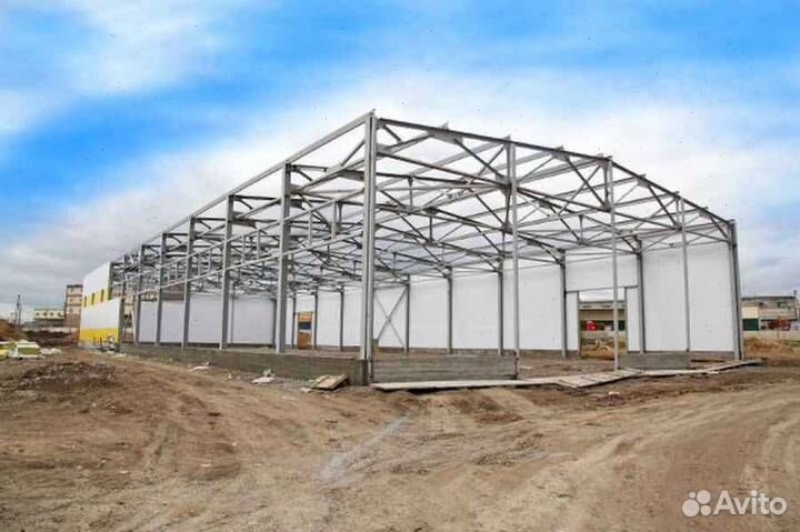 Ангар из металлоконструкций