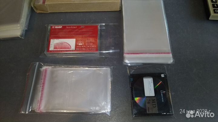 Упаковка пакеты конверты для кассет и minidisc dat