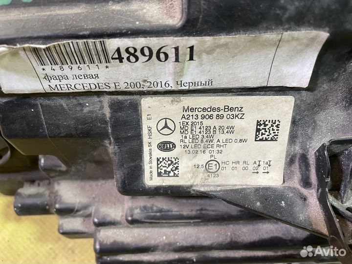 Mercedes w 213 e 213 фара левая a2139068903