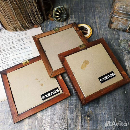 Антиквариат из Европы. Эстампы Времена Года