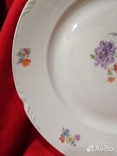 Большая советская тарелка, большое блюдо