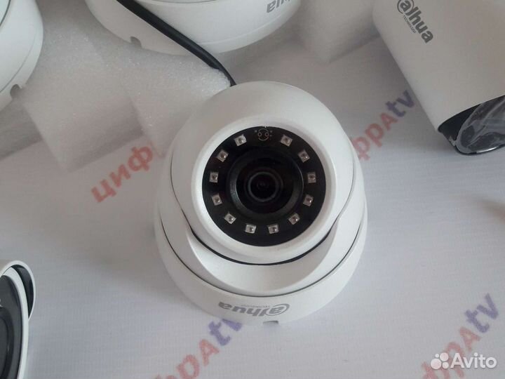 Видеонаблюдение 4Мп регистратор Dahua 7 камер