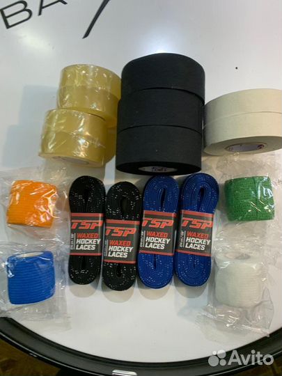 Хоккейная изолента, скоч,гриф-лента, шнурки