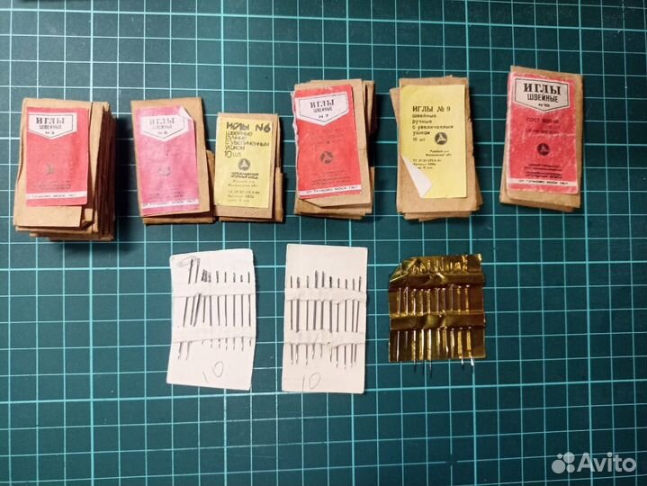 Иглы, наперсток, копирователь, поднятие петель